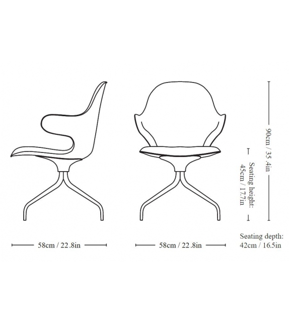 Catch &Tradition Chaise Pivotante