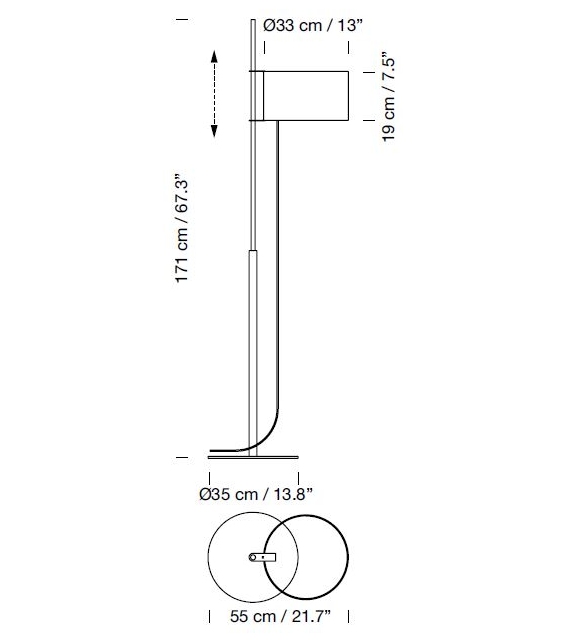 TMD Santa&Cole Floor Lamp