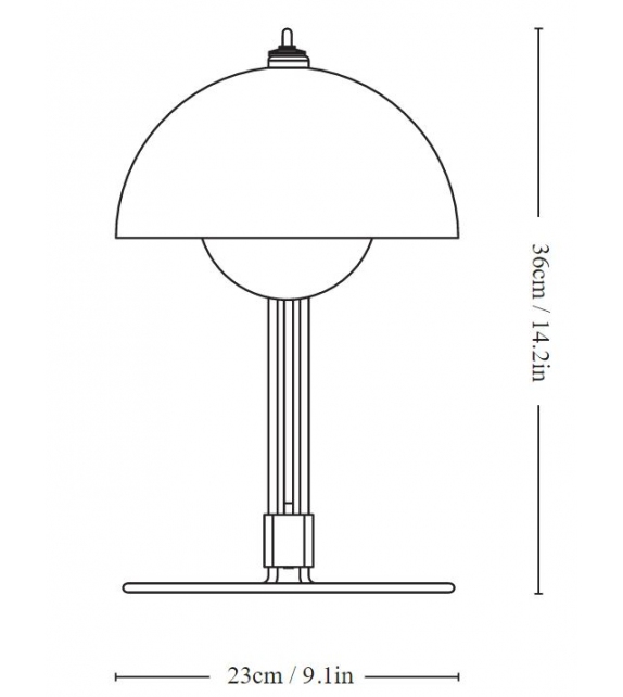Flowerpot VP4 &Tradition Pendant Lamp