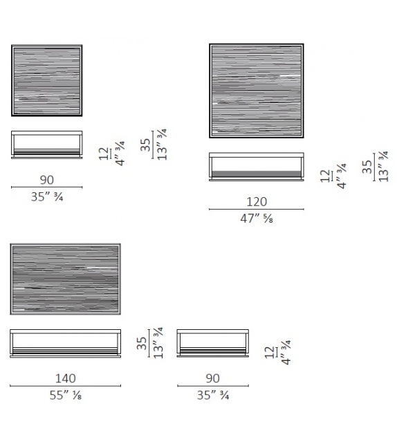 I.C.S. Ceccotti Collezioni Table Basse