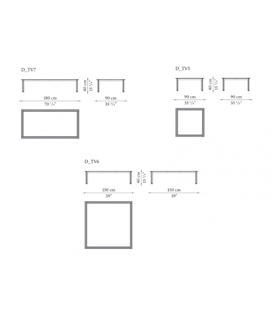 Fasce Cromate Azucena Table Basse