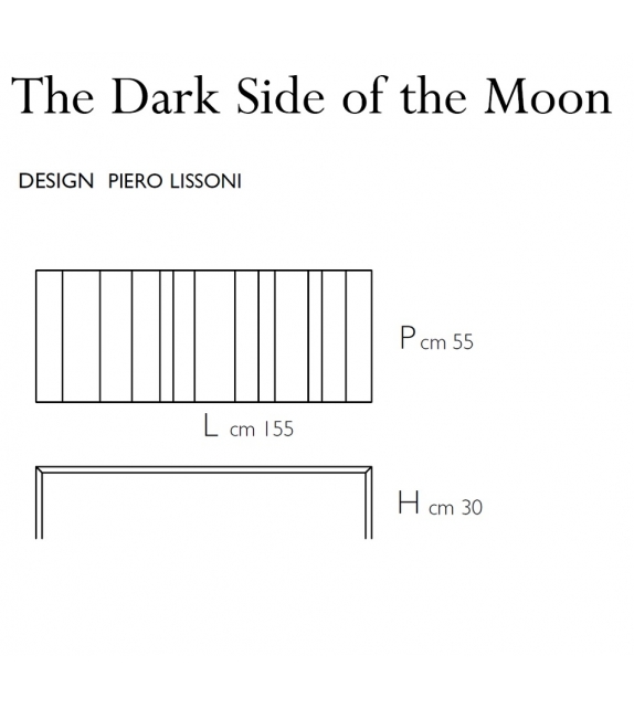 The Dark Side of the Moon Glas Italia Table Basse