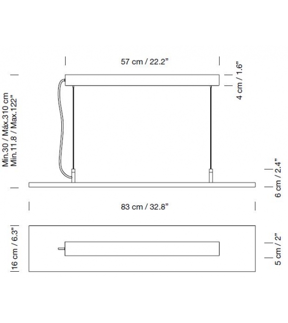 BlancoWhite R3 Santa&Cole Pendant Lamp