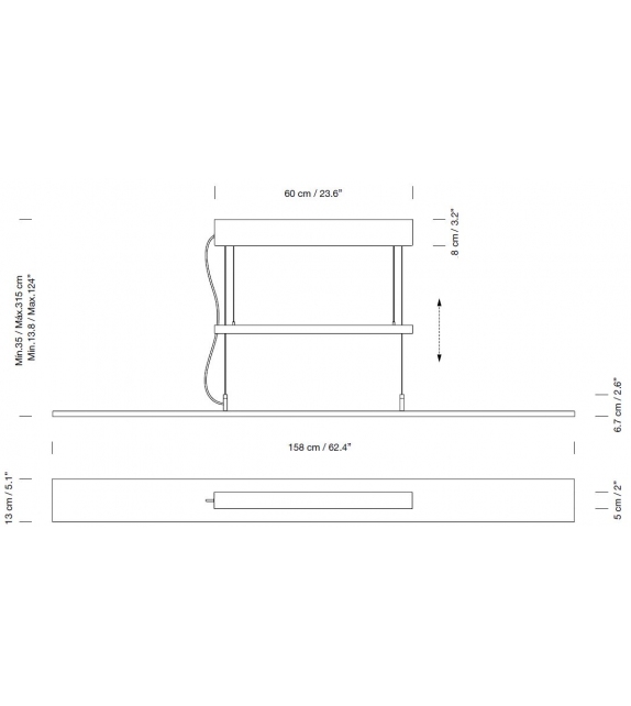BlancoWhite R3 Santa&Cole Pendant Lamp