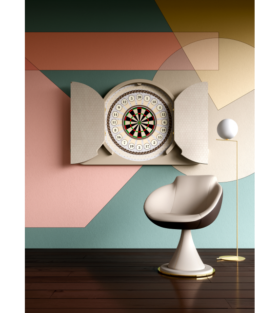 Darts Cabinet Set Vismara Jeu de Fléchettes