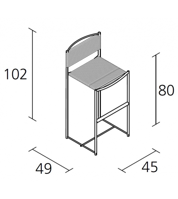 Green pvc - 204 stool