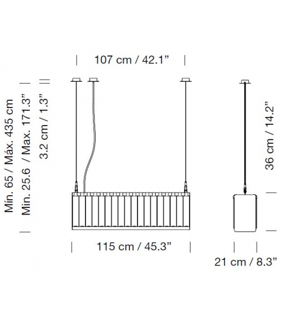 Línea Estadio Santa&Cole Pendant Lamp
