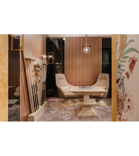 Ygritte Armchair Vismara Swivel Chair