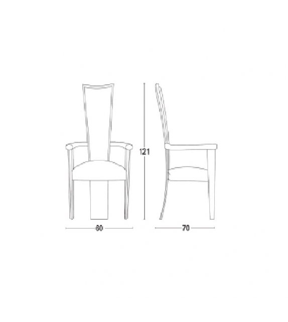 Upholstered Chair Vismara Sessel