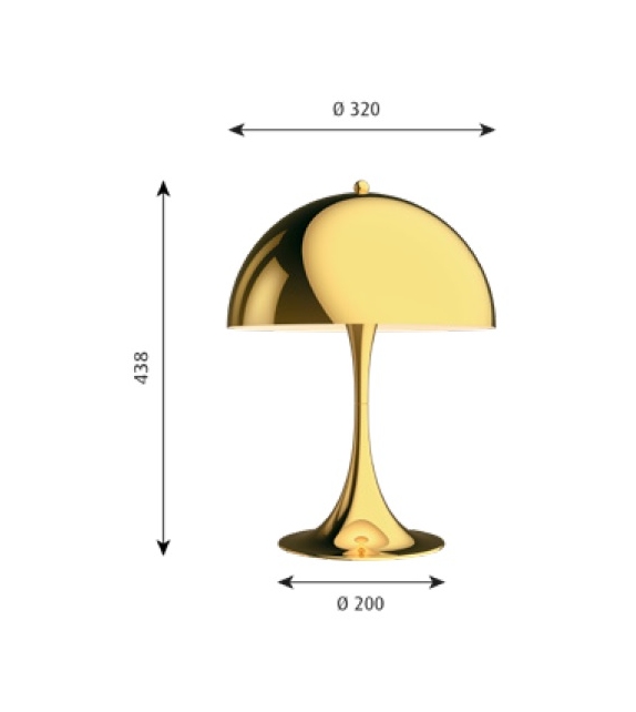 Panthella 320 Louis Poulsen Table Lamp