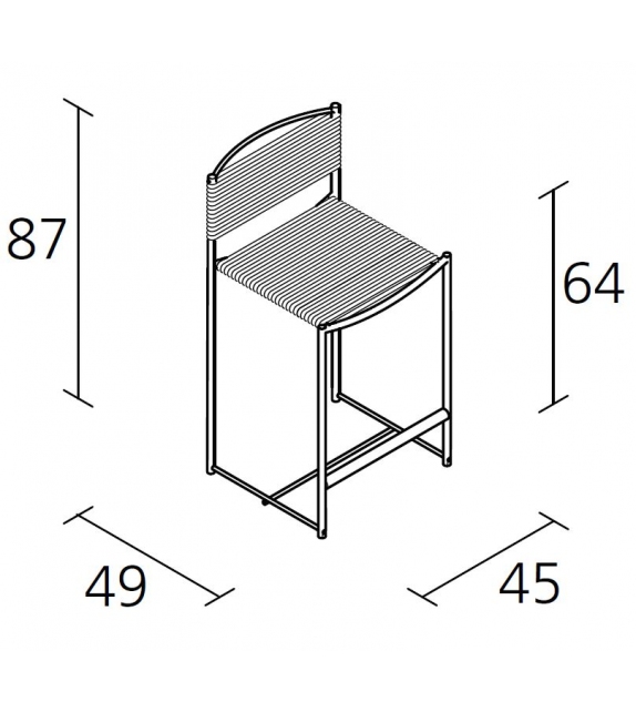 Spaghetti stool - 164-180 