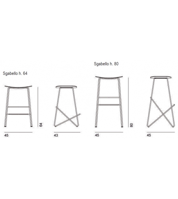 Endless Desalto Upholstered Stool