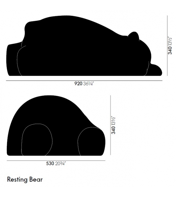 Resting Bear Vitra Sculture