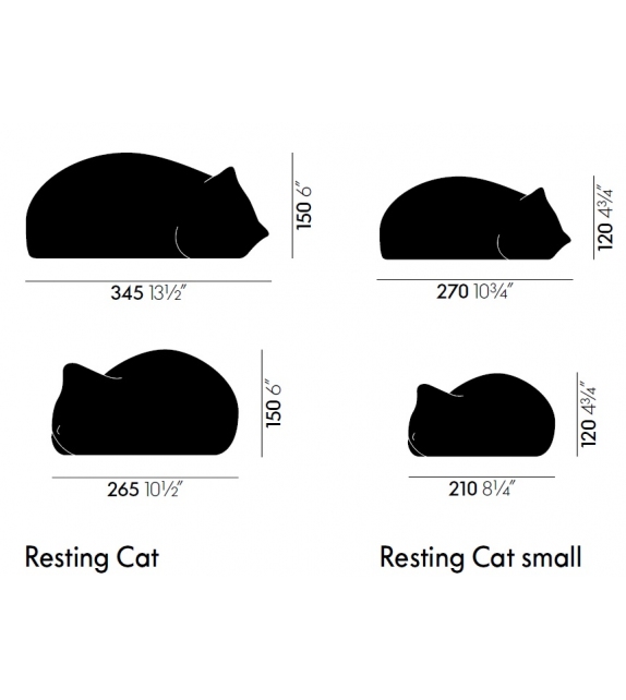 Resting Cat Vitra Escultura