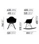 Eames Fiberglass Armchair RAR Poltroncina a Dondolo Vitra