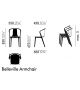 Belleville Armchair Plastic Vitra Sessel