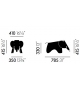 Eames Elephant Plywood Vitra Stool