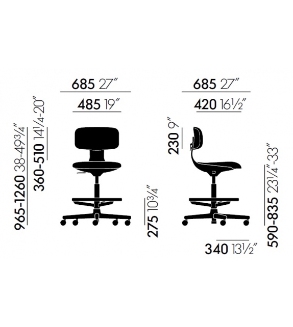 Rookie Vitra Drehstuhl