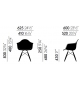 Eames Fiberglass Armchair DAR Vitra Sessel