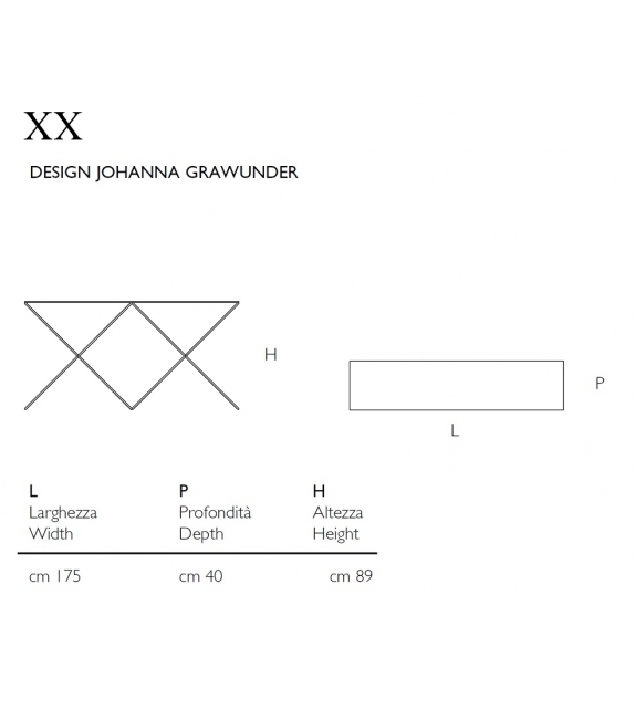 XX Console Glas Italia