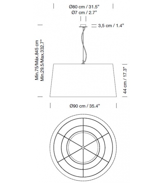 GT7 Santa&Cole Lampada a Sospensione