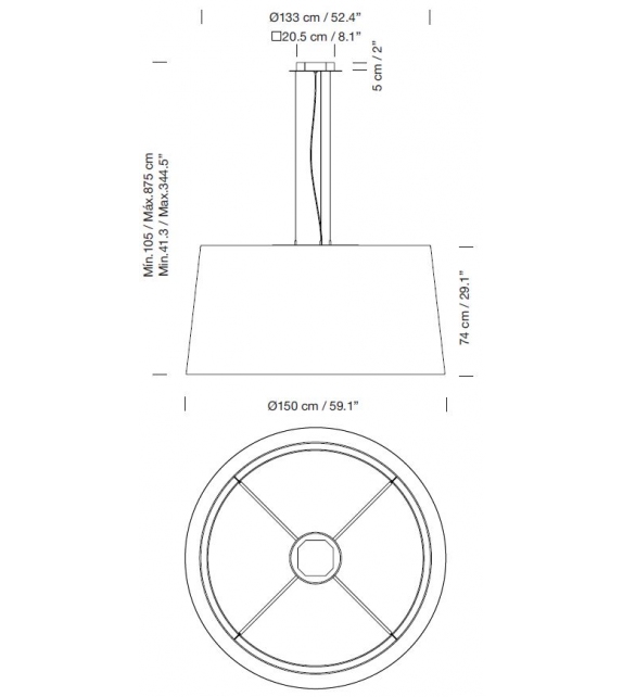 GT1500 Santa&Cole Pendant Lamp