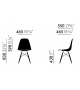 Eames Plastic Armchair LAR with cushion Vitra