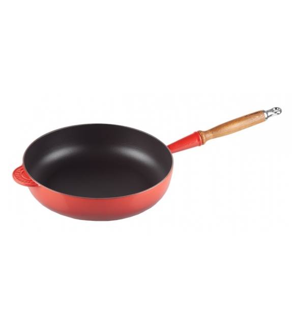 Padella Alta con Manico Legno 28 Le Creuset Cooking Pan