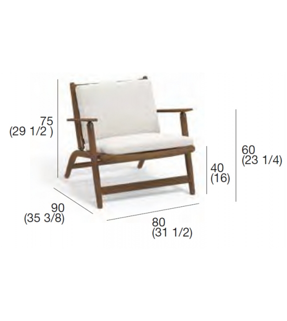 Levante 007 Roda Lounge-Sessel