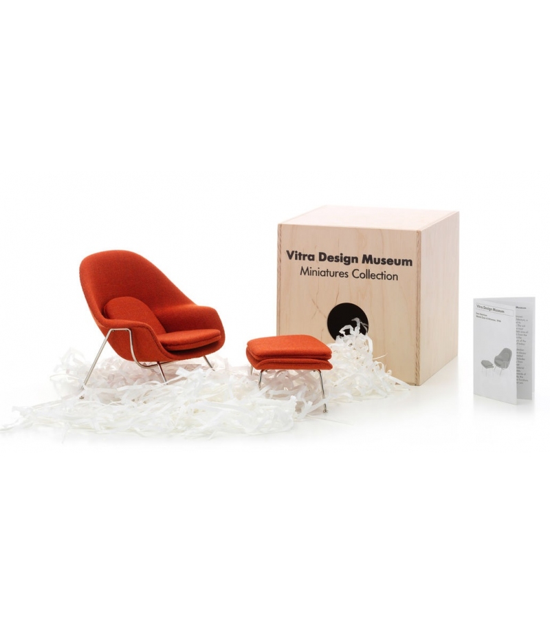 Womb chair & Ottoman, Saarinen