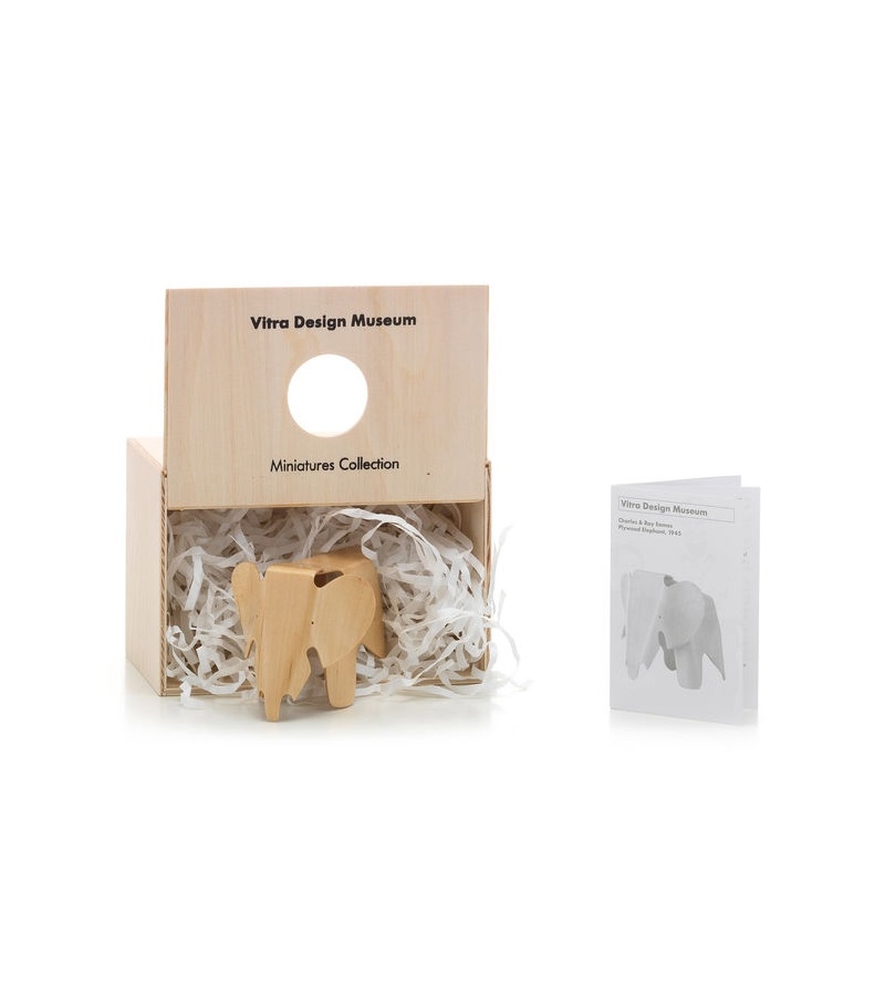 Miniature Plywood Elephant natur, Eames