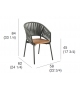 Piper 122 Roda Small Armchair