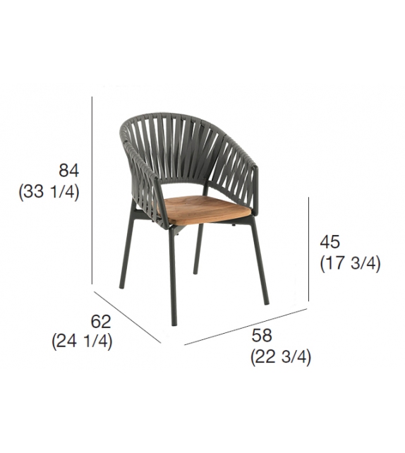 Piper 122 Roda Small Armchair