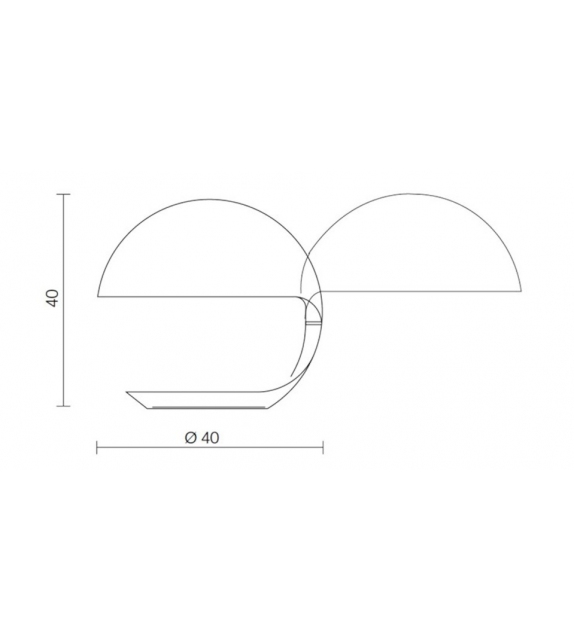 Cobra Scorpius Martinelli Luce Lampe de Table