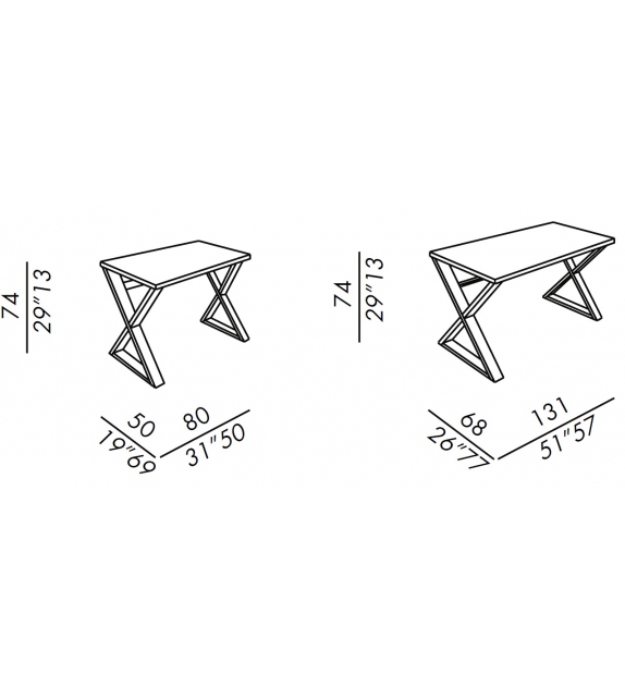 Cruise Meridiani Writing Desk