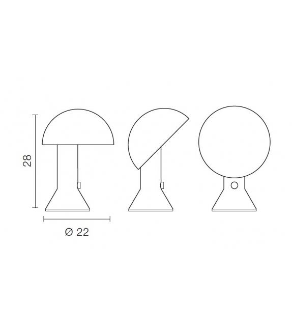 Elmetto Martinelli Luce Table Lamp