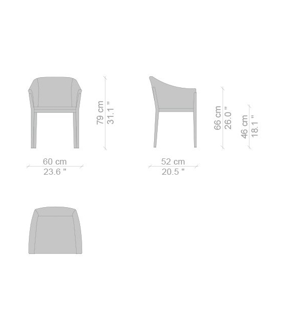 Pronta consegna - 140 Cotone Slim Cassina Poltroncina
