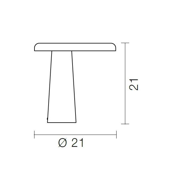 Hoop Martinelli Luce Lampe de Table