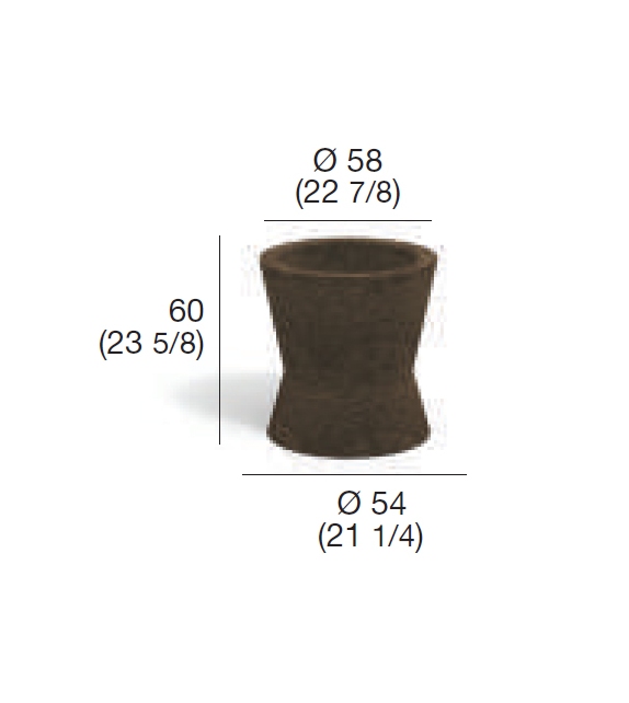 Bush On Roda Pot de Fleurs