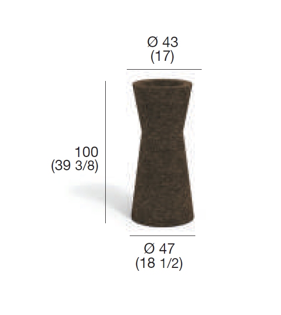 Bush On Roda Pot de Fleurs