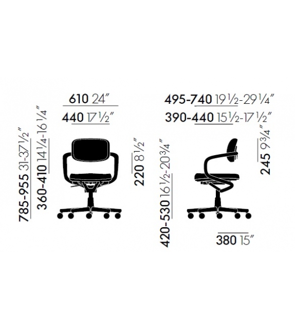 Allstar Vitra Swivel Chair