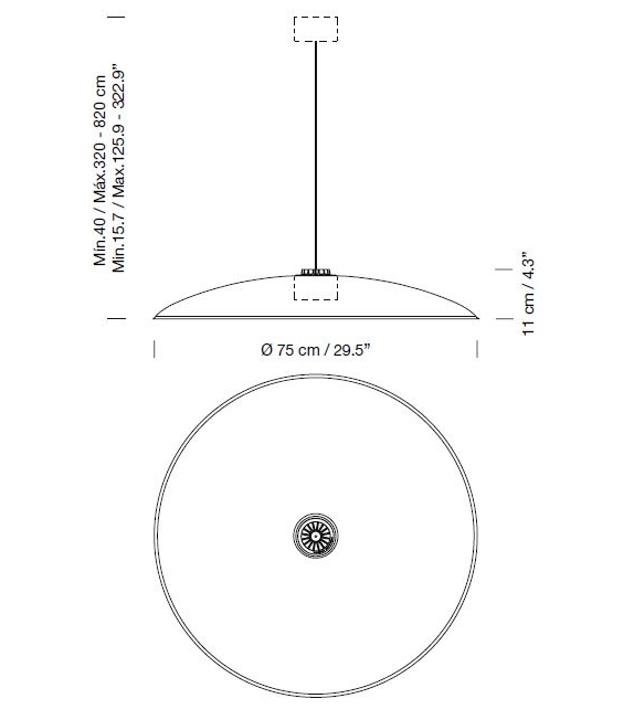 HeadHat Plate L Santa&Cole Pendant Lamp