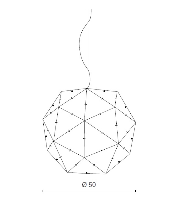 Poliedro Martinelli Luce Hängeleuchte