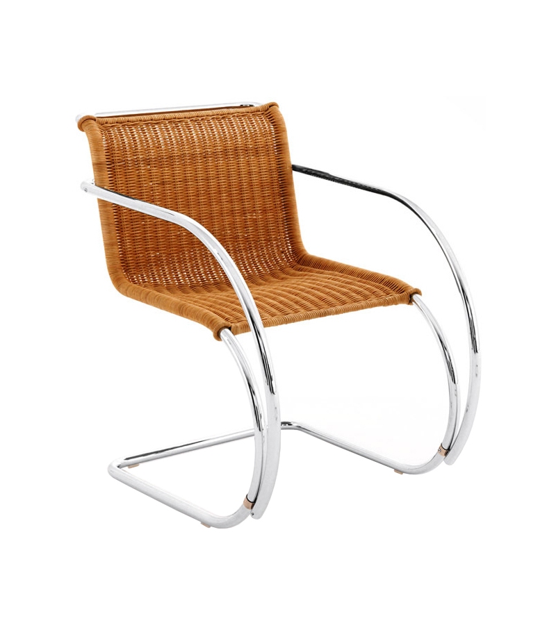 MR Rattan Knoll Chaise