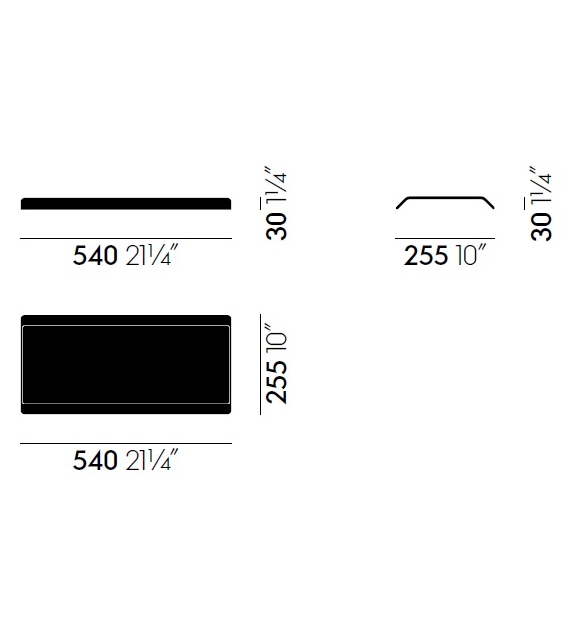 Sofa Tray Vitra Vassoio
