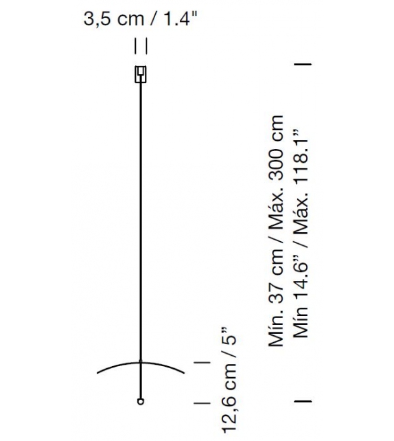 Sistema Lamina 45 Santa&Cole Hängeleuchte