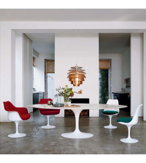 Tulip poltroncina interamente rivestita