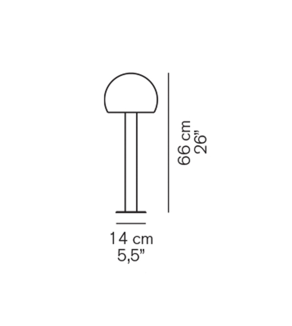 Amanita Outdoor Floor Lamp Oluce