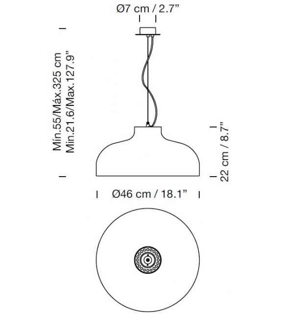 M68 Santa&Cole Pendant Lamp
