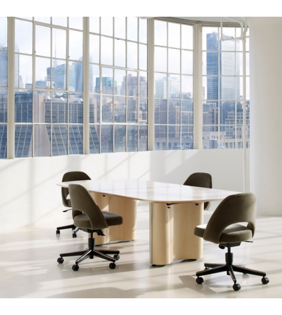 Saarinen Knoll Chaise Pivotante